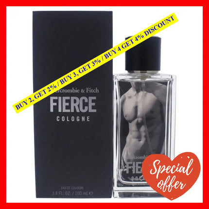 Fierce By Abercrombie And Fitch For Men - 3.4 Oz Edc Spray