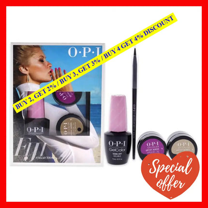 Fiji Gelcolor And Artist Series Trio - 1 By Opi For Women 3 Pc 0.5Oz Getting Nadi On My Honeymoon