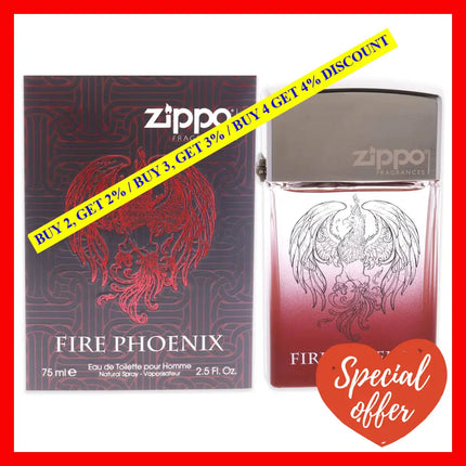 Fire Phoenix By Zippo For Men - 2.5 Oz Edt Spray