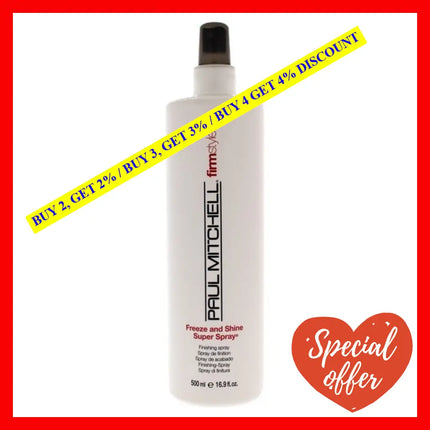 Firm Style Freeze And Shine Super Spray By Paul Mitchell For Unisex - 16.9 Oz Hair