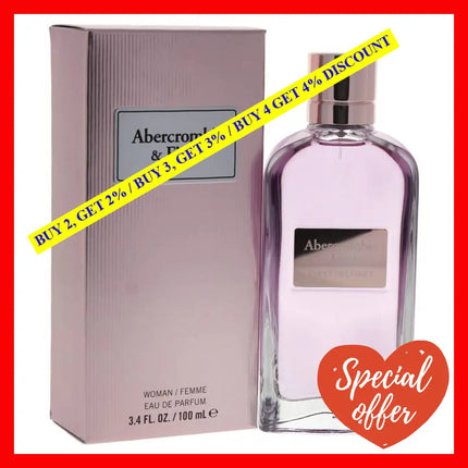 First Instinct By Abercrombie And Fitch For Women - 3.4 Oz Edp Spray