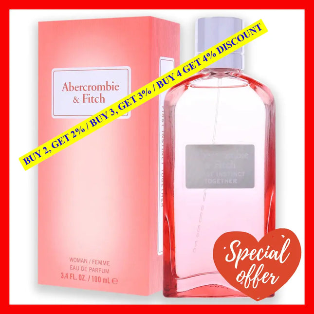 First Instinct Together By Abercrombie And Fitch For Women - 3.4 Oz Edp Spray
