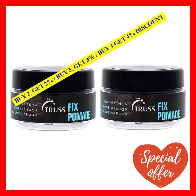 Fix Pomade By Truss For Unisex - 1.94 Oz Pack Of 2