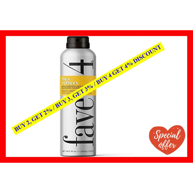 Flex Reflect Lightweight Glossing By Fave4 For Unisex - 10 Oz Hairspray