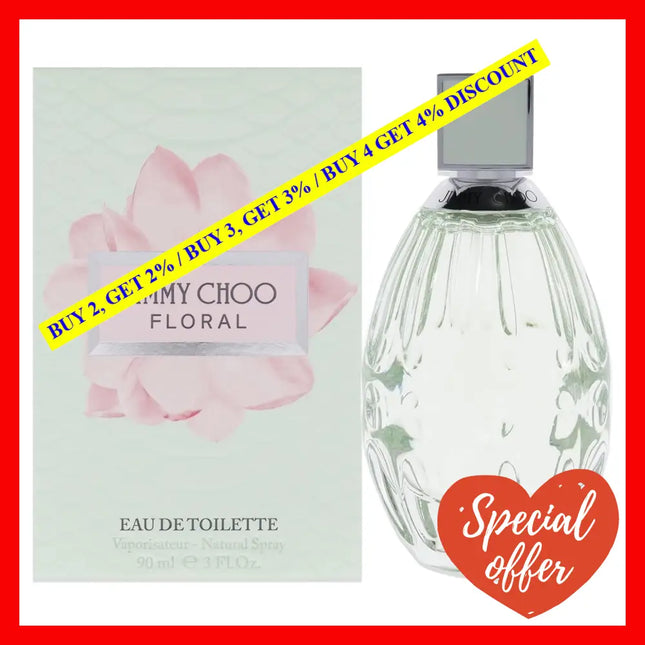 Floral By Jimmy Choo For Women - 3 Oz Edt Spray