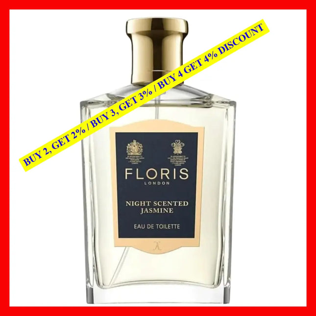 Floris London Night Scented Jasmine Eau De Toilette For Women 1.7Oz - 50Ml