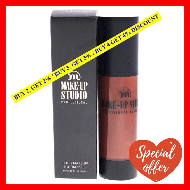 Fluid Foundation No Transfer - Dark Chocolate By Make-Up Studio For Women 1.18 Oz