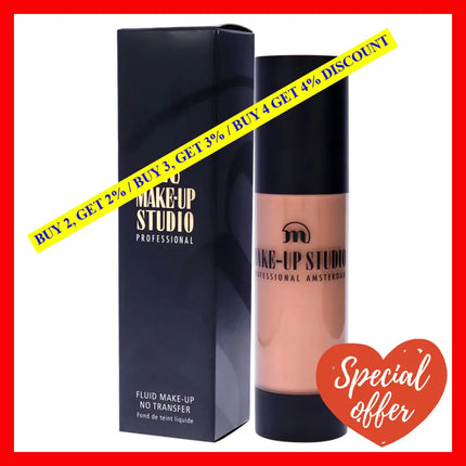 Fluid Foundation No Transfer - Soft Beige By Make-Up Studio For Women 1.18 Oz