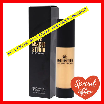 Fluid Foundation No Transfer - Vanilla By Make-Up Studio For Women 1.18 Oz