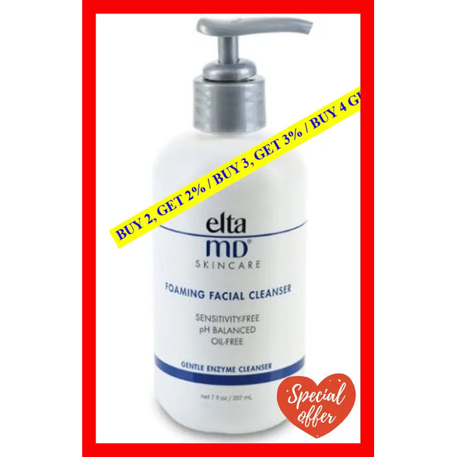 Foaming Facial Cleanser By Eltamd For Unisex - 7 Oz Sunscreen