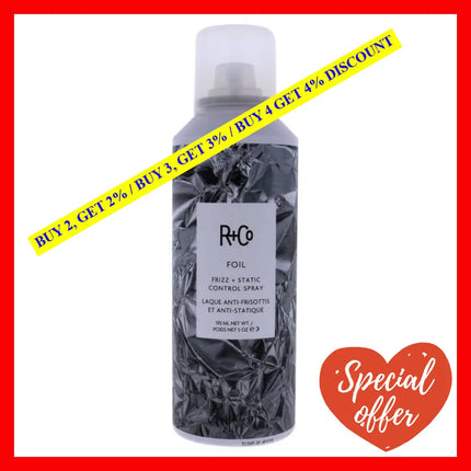 Foil Frizz Plus Static Control Spray By R+Co For Unisex - 5 Oz