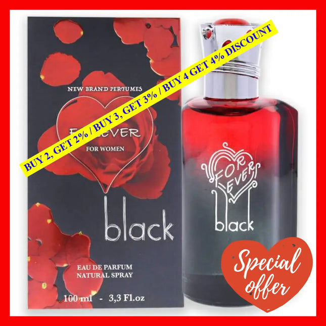 Forever Black By New Brand For Women - 3.3 Oz Edp Spray
