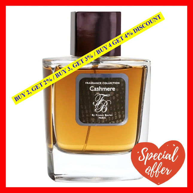 Franck Boclet Cashmere Eau De Parfumand Unisex 3.4 Oz / 100 Ml