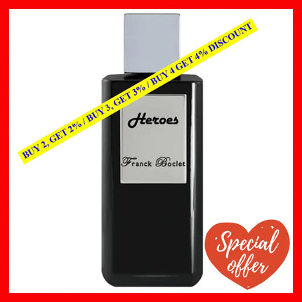 Franck Boclet Heroes Extrait De Parfum Unisex 3.4 Oz / 100 Ml