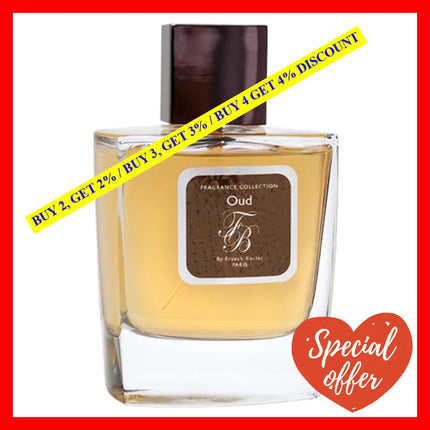 Franck Boclet Oud Eau De Parfum For Men 3.4 Oz / 100 Ml