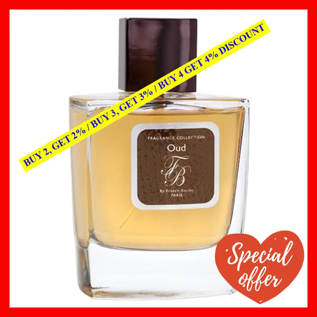 Franck Boclet Oud Eau De Parfum For Men 3.4 Oz / 100 Ml