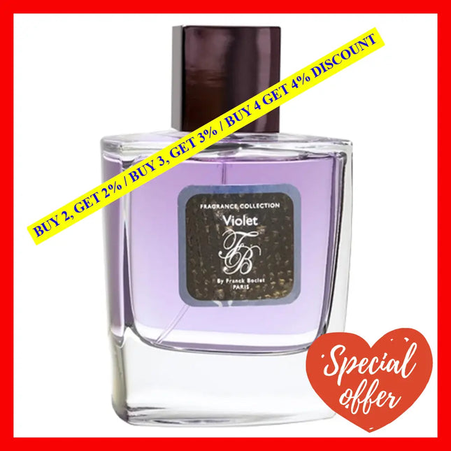 Franck Boclet Violet Eau De Parfum For Unisex 3.4 Oz / 100 Ml