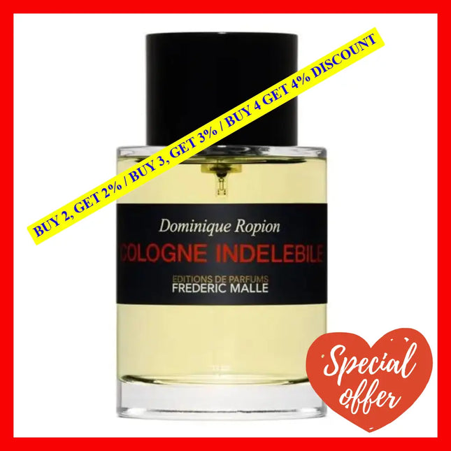 Frederic Malle Cologne Indelebile Eau De Parfum Unisex 3.4 Oz / 100 Ml