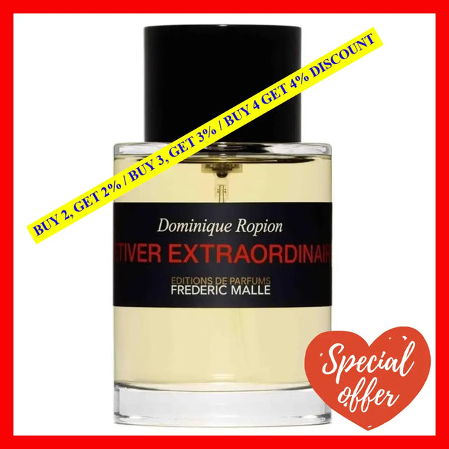 Frederic Malle Vetiver Extraordinaire 3.4 Oz /100Ml Eau De Parfum Unisex / 100 Ml