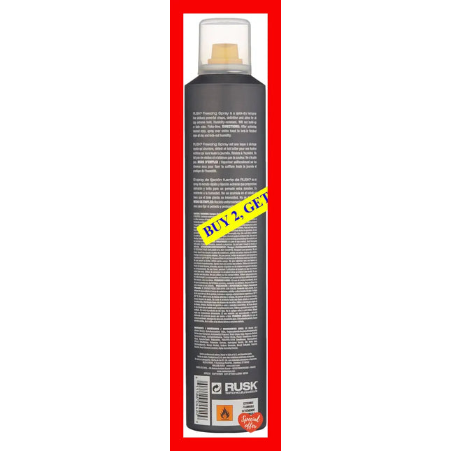 Freezing Spray By Rusk For Unisex - 10 Oz Hair
