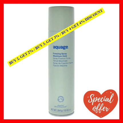 Freezing Spray - Maximum Hold By Aquage For Unisex 10 Oz Hair