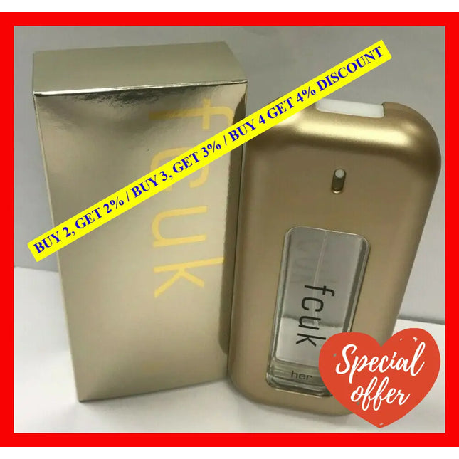 French Connection Fcuk Edt For Women 100 Ml/ 3.4 Fl Oz