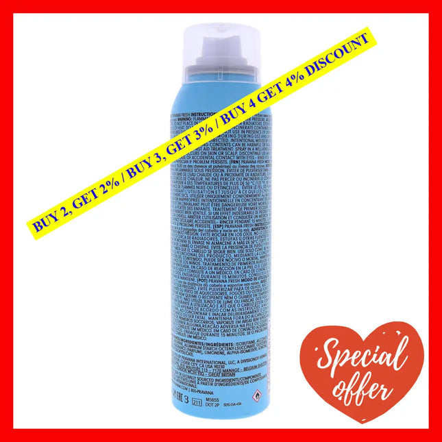 Fresh Dry Shampoo By Pravana For Unisex - 3.4 Oz