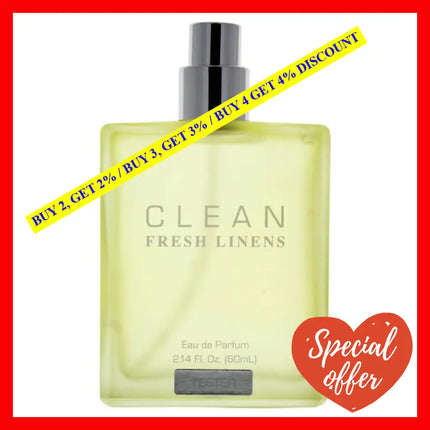 Fresh Linens By Clean For Women - 2.14 Oz Edp Spray (Tester)