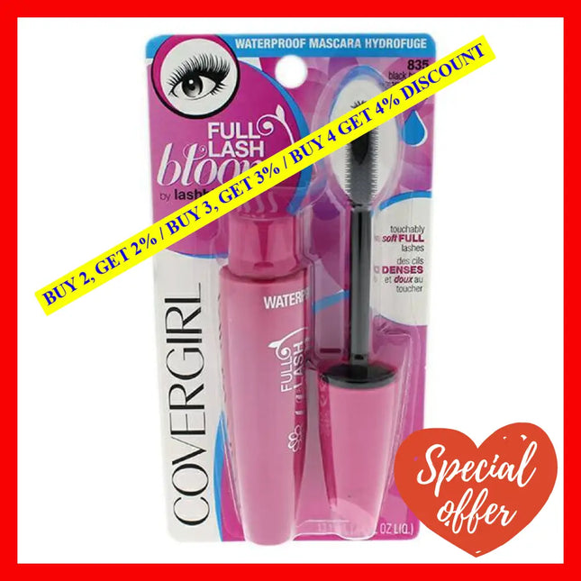 Full Lash Bloom Waterproof Mascara - # 835 Black Brown By Covergirl For Women 0.44 Oz