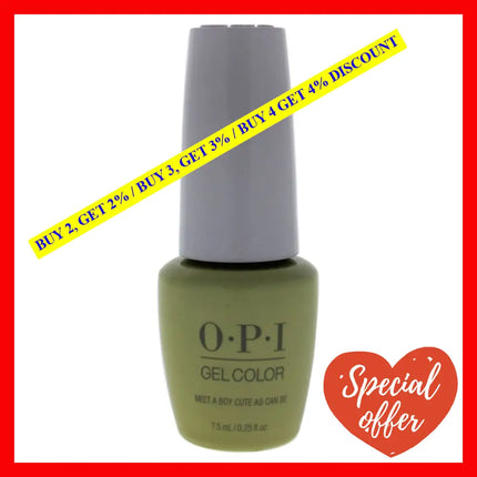 Gelcolor - Gc G42B Meet A Boy Cute As Can Be By Opi For Women 0.25 Oz Nail Polish
