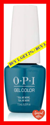 Gelcolor - Gc G45B Teal Me More-Teal More By Opi For Women 0.25 Oz Nail Polish