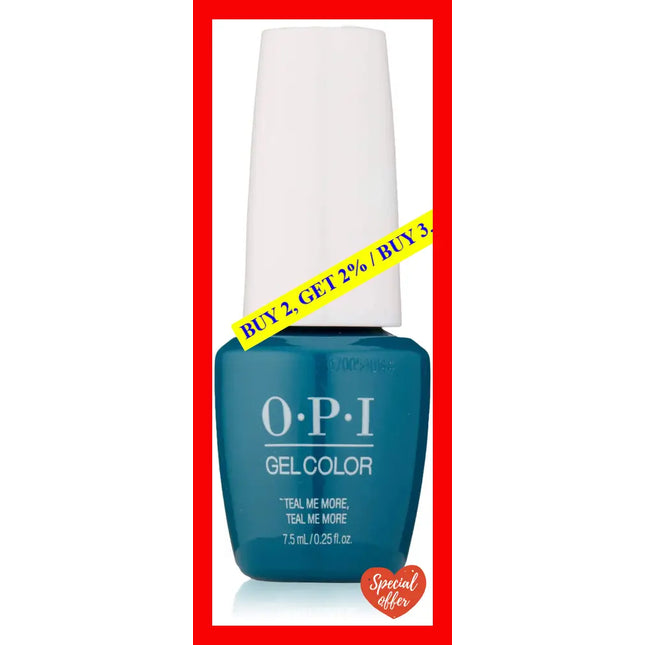 Gelcolor - Gc G45B Teal Me More-Teal More By Opi For Women 0.25 Oz Nail Polish