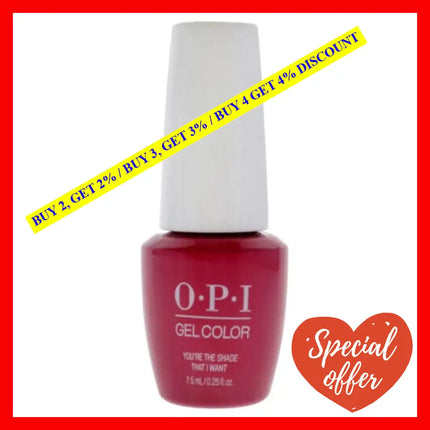 Gelcolor - Gc G50B Youre The Shade That I Want By Opi For Women 0.25 Oz Nail Polish