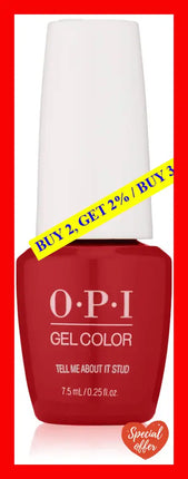 Gelcolor - Gc G51B Tell Me About It Stud By Opi For Women 0.25 Oz Nail Polish