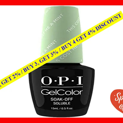 Gelcolor - T72 This Cost Me A Mint By Opi For Women 0.5 Oz Nail Polish
