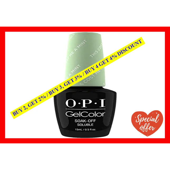 Gelcolor - T72 This Cost Me A Mint By Opi For Women 0.5 Oz Nail Polish