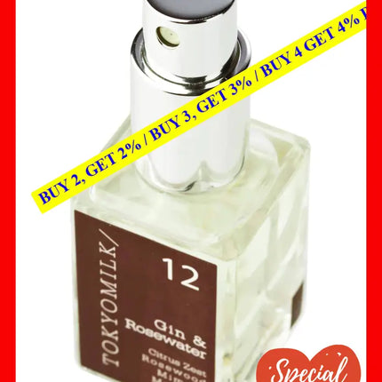 Gin And Rosewater - 12 By Tokyomilk For Women 1 Oz Edp Spray