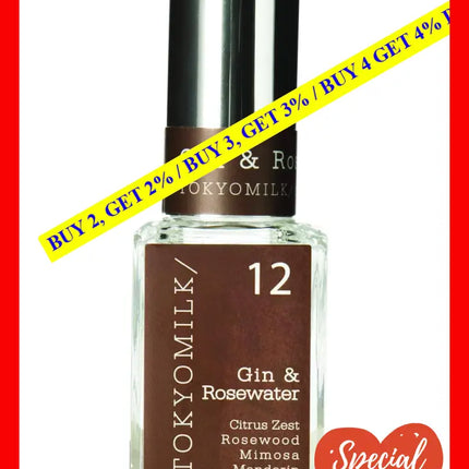 Gin And Rosewater - 12 By Tokyomilk For Women 1 Oz Edp Spray