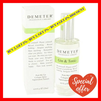Gin And Tonic By Demeter For Women - 4 Oz Cologne Spray