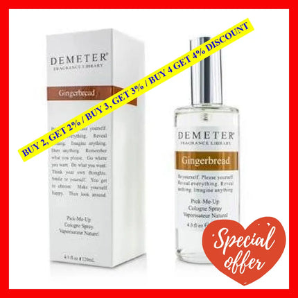 Gingerbread By Demeter For Women - 4 Oz Cologne Spray