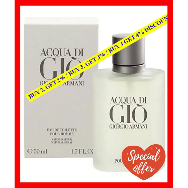 Giorgio Armani Acqua Di Gio Eau De Toilette Spray 50 Ml For Men (3360372058861)
