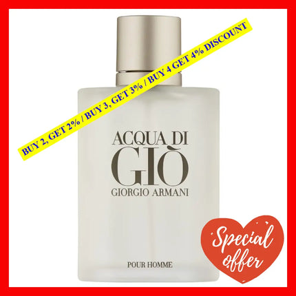 Giorgio Armani Acqua Di Gio Eau De Toiletteand For Men Tester 3.4 Oz / 100 Ml