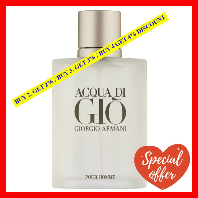 Giorgio Armani Acqua Di Gio Eau De Toiletteand For Men Tester 3.4 Oz / 100 Ml