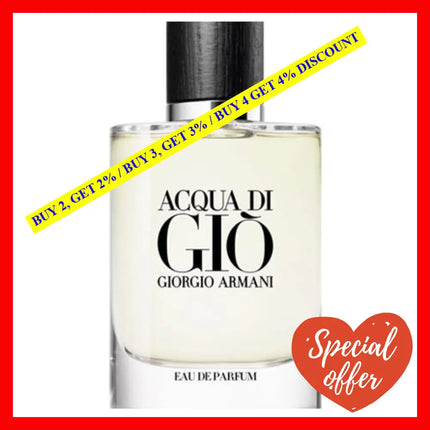 Giorgio Armani Acqua Di Gio For Men 2.5 Oz Eau De Parfum Spray