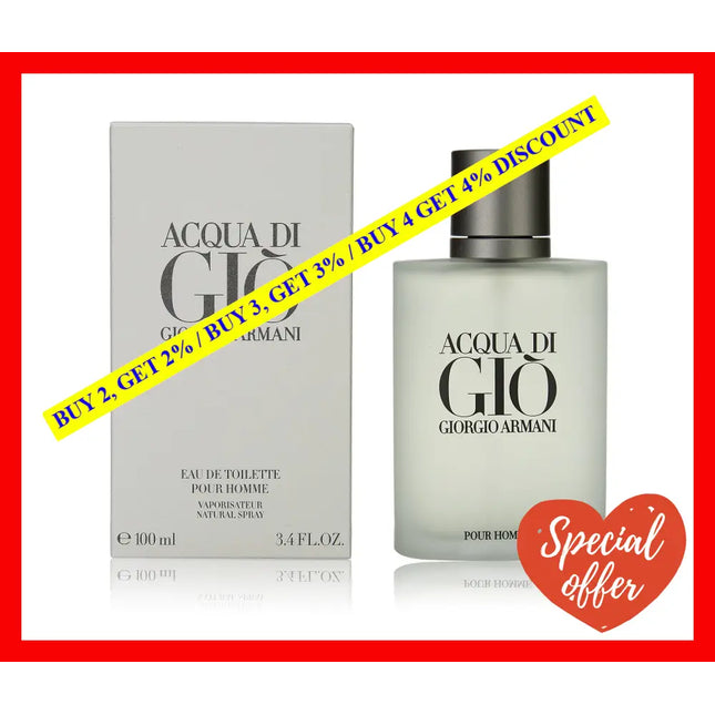 Giorgio Armani Acqua Di Gio Men By Giorgioarmani - Edt Spray 3.4 Oz