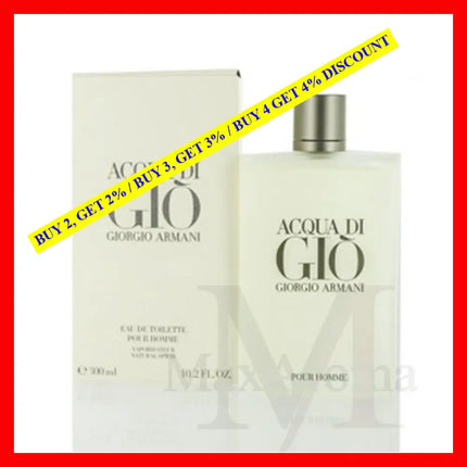 Giorgio Armani Acqua Di Gio Men Eau De Toilette Spray Spray 10.0 Oz (300 Ml)