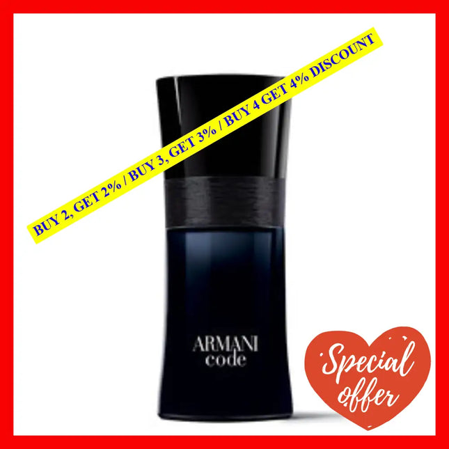Giorgio Armani Code Men Eau De Toilette Spray 1.7Oz - 50Ml