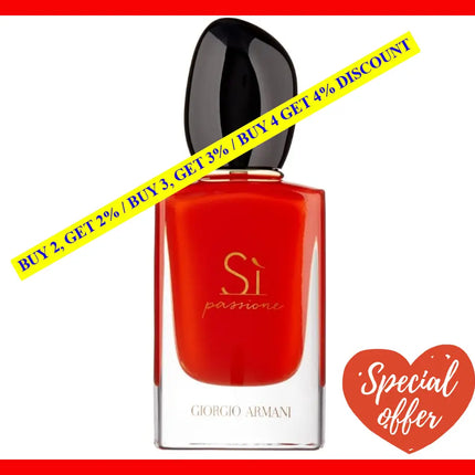 Giorgio Armani Si Passione Eau De Parfum For Women 1.7 Oz / 50 Ml
