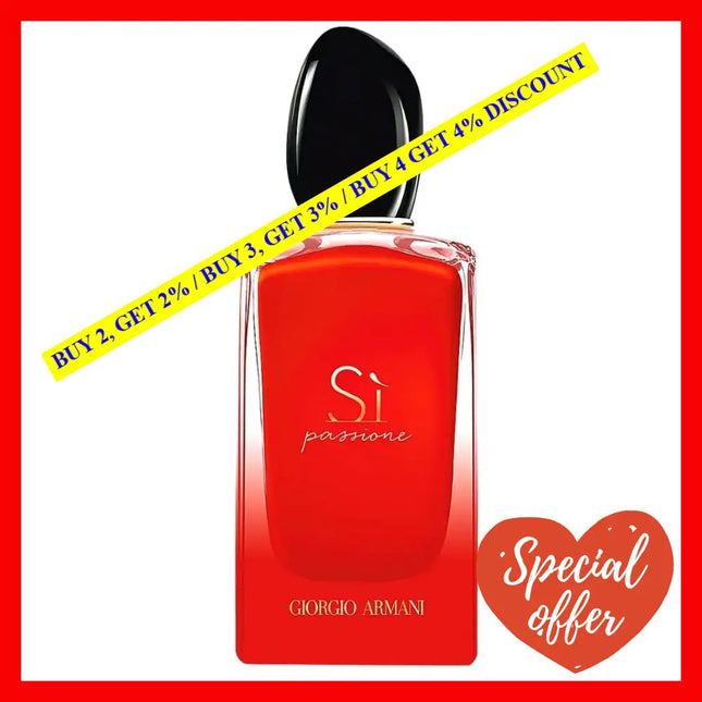 Giorgio Armani Si Passione Perfume Eau De Parfum 5.1 Oz 150 Ml Spray