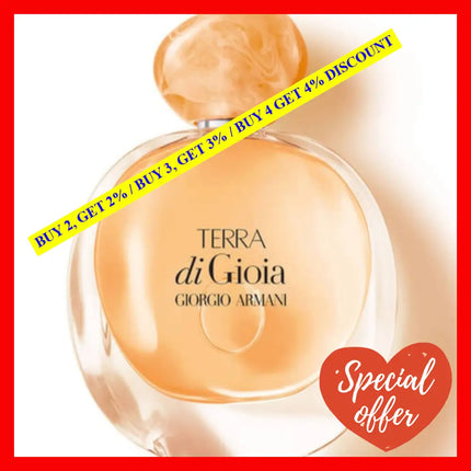 Giorgio Armani Terra Di Gioia Eau De Parfum Spray 3.4Oz - 100Ml